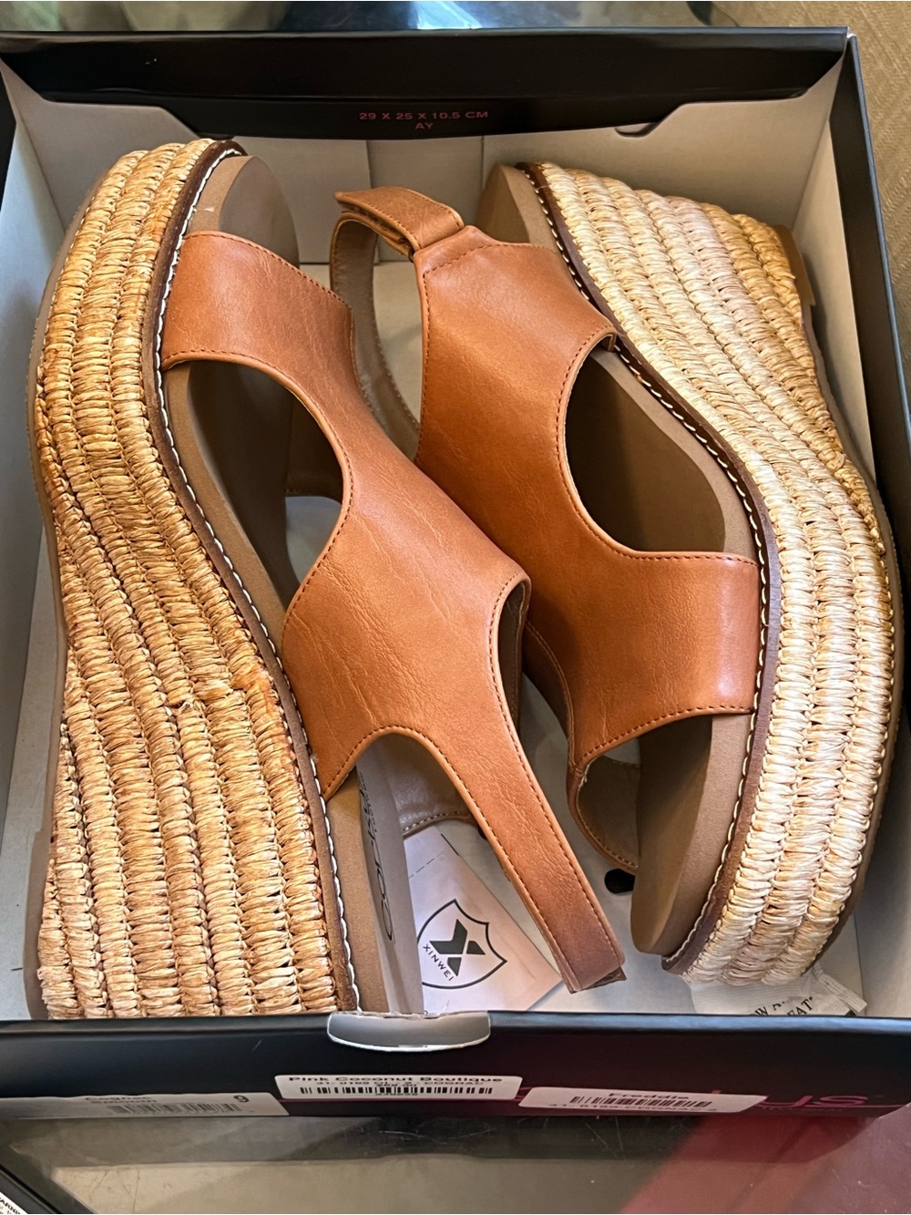 Corkys Freddie wedge sandal sz 9 - Picture 5 of 5